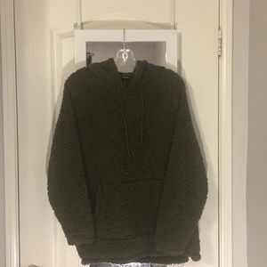 Olive Green Teddy Bear Sweater